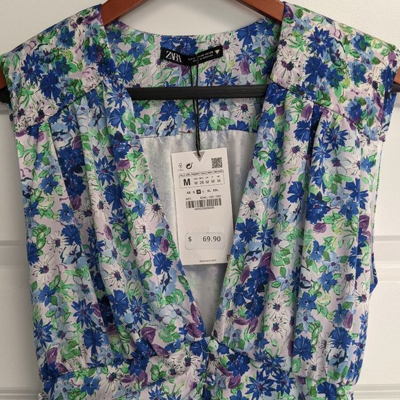 Floral midi dress from Zara, New! - Picture 2 of 9